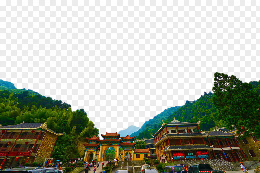 Temple Of Fanjingshan Wuling Mountains Buddhist U68b5u51c0u5c71 PNG