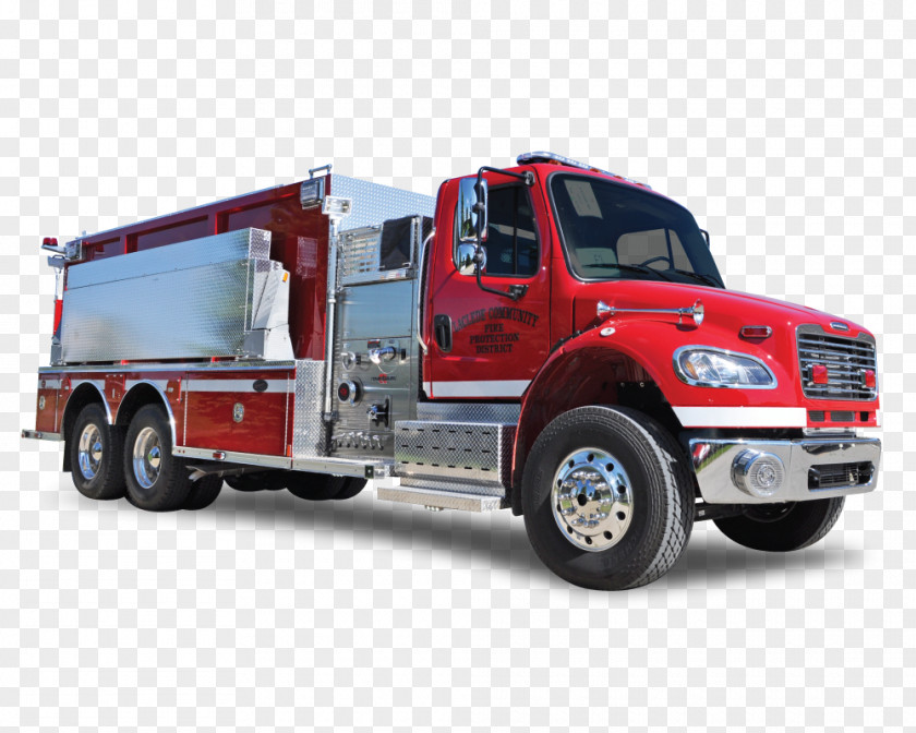 Truck Fire Engine Department Tow Commercial Vehicle Bed Part PNG