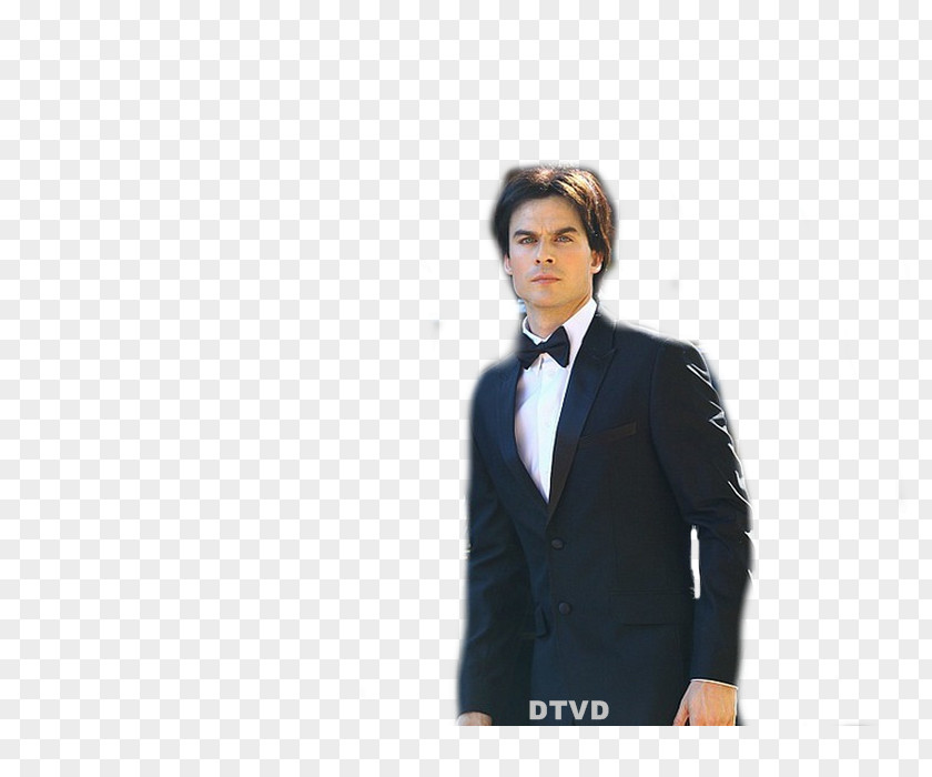 Damon Salvatore Business Tuxedo M. PNG