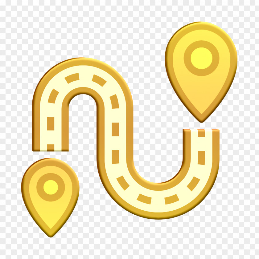 Navigation Map Icon Destination Road PNG