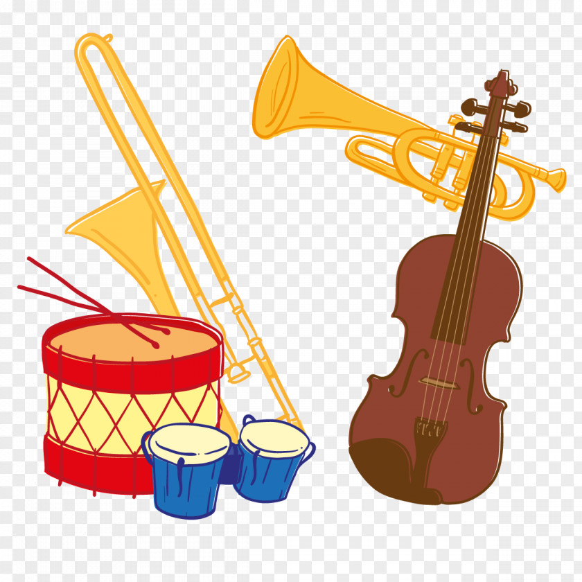 Vector Violin Musical Instrument Percussion PNG