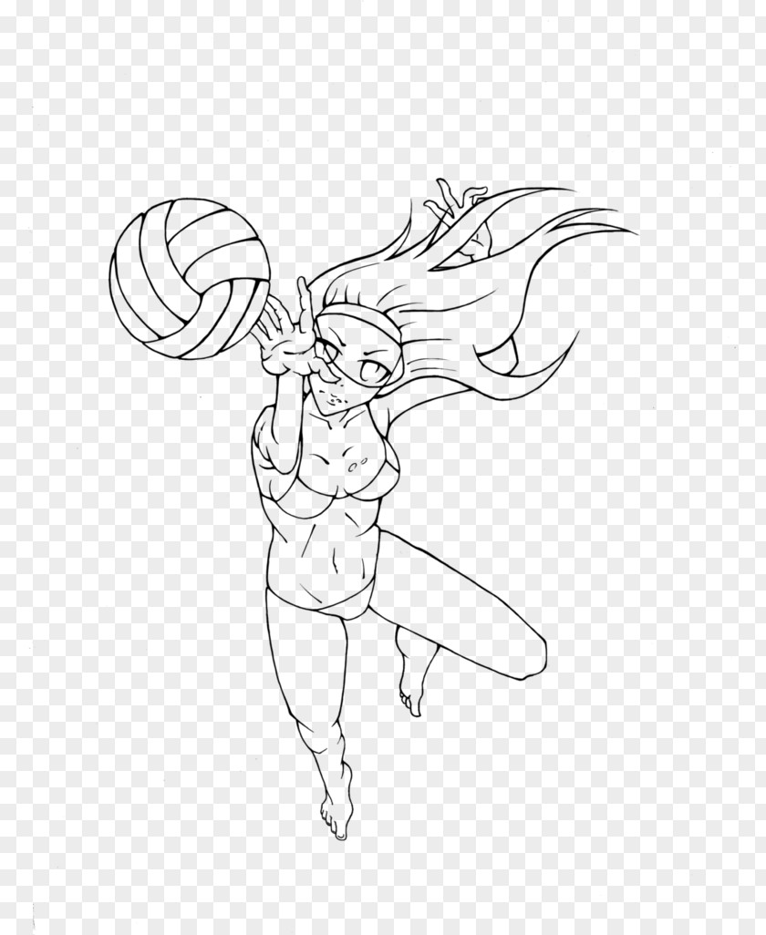 Volleyball Drawing Line Art Sketch PNG