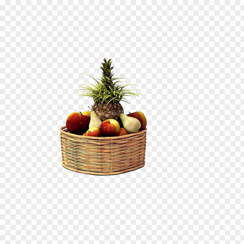 3D Fruit Baskets Computer Graphics Modeling PNG