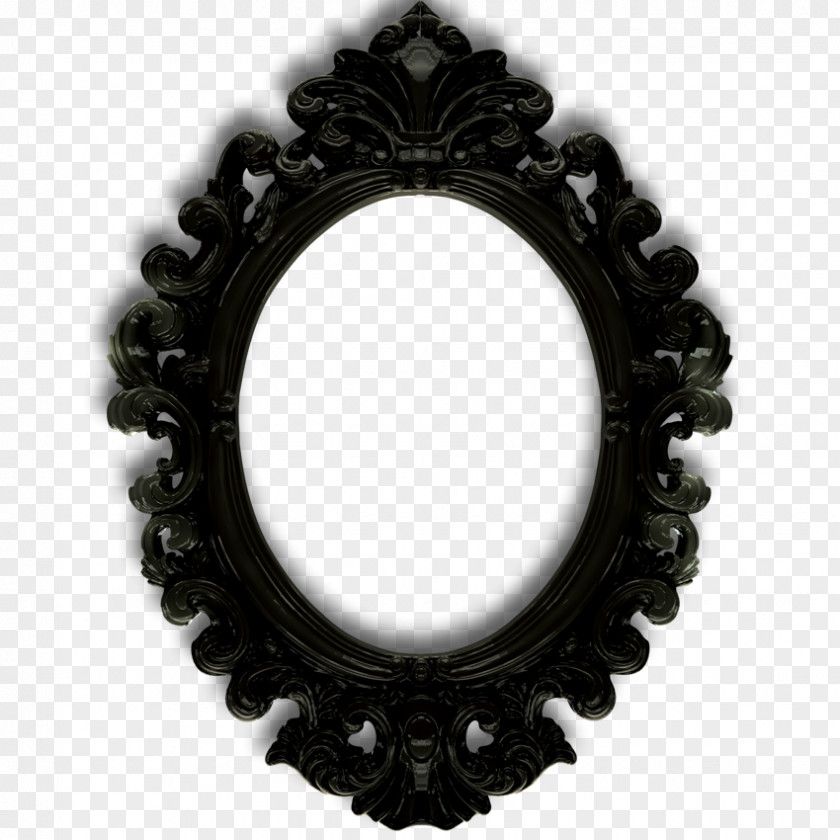 Black Frame Picture Mirror Photography PNG