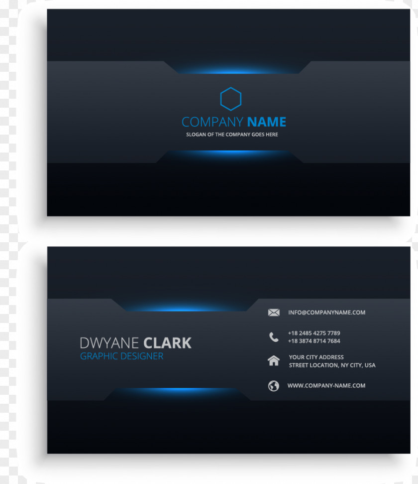 Business Card Visiting Logo PNG