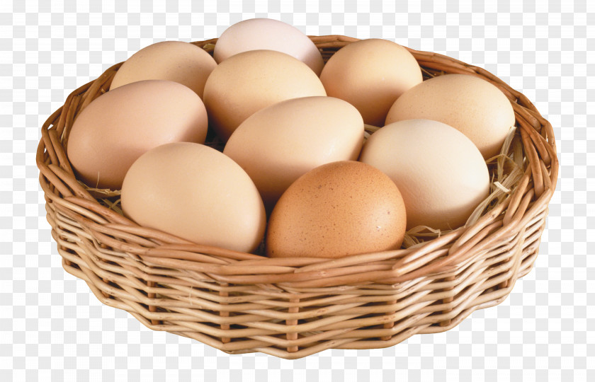 Egg Image In The Basket Fried PNG