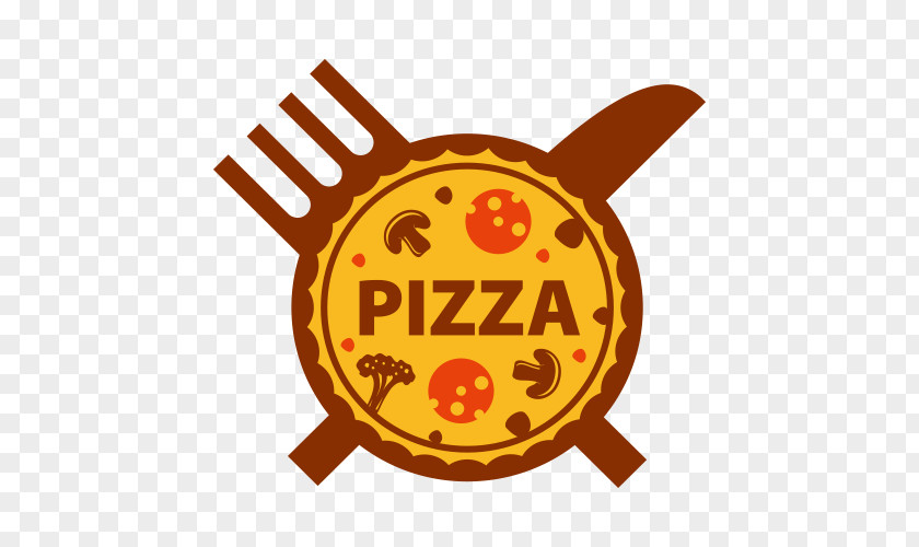Pizza Set Vector Logo LOGO Delivery Italian Cuisine PNG