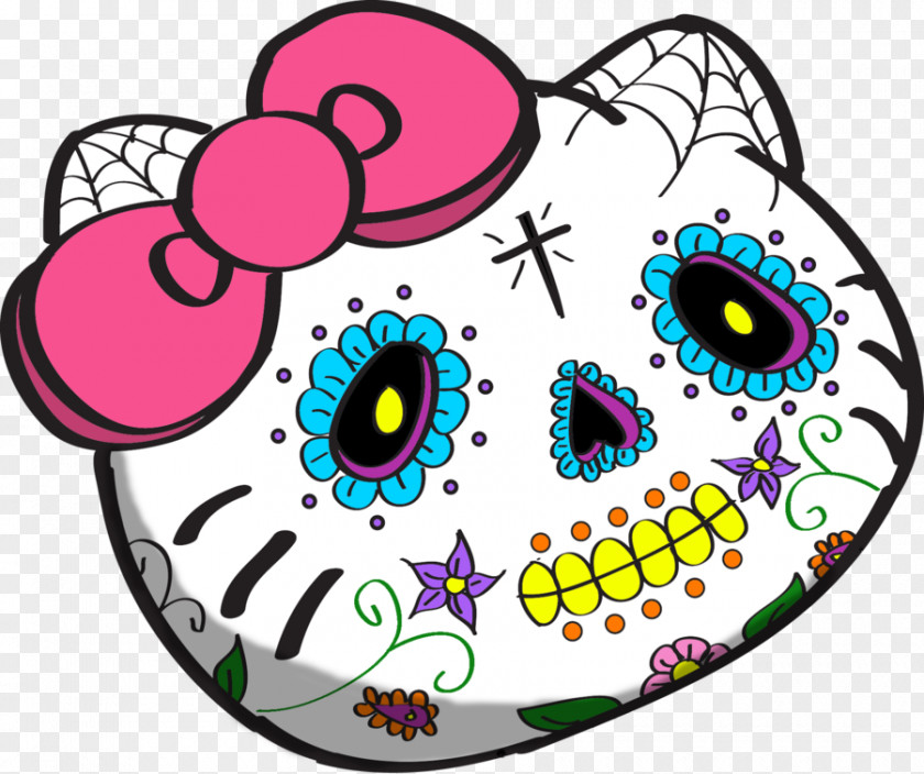 Catrina Skull La Calavera Hello Kitty Day Of The Dead Death PNG