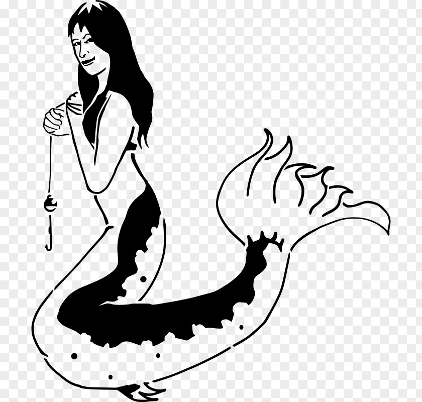 Mermaid Border Catfish Clip Art PNG