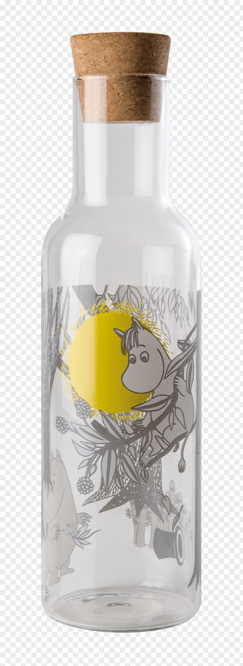 Bottle Glass Moomins Karafa Moomin 1l PNG