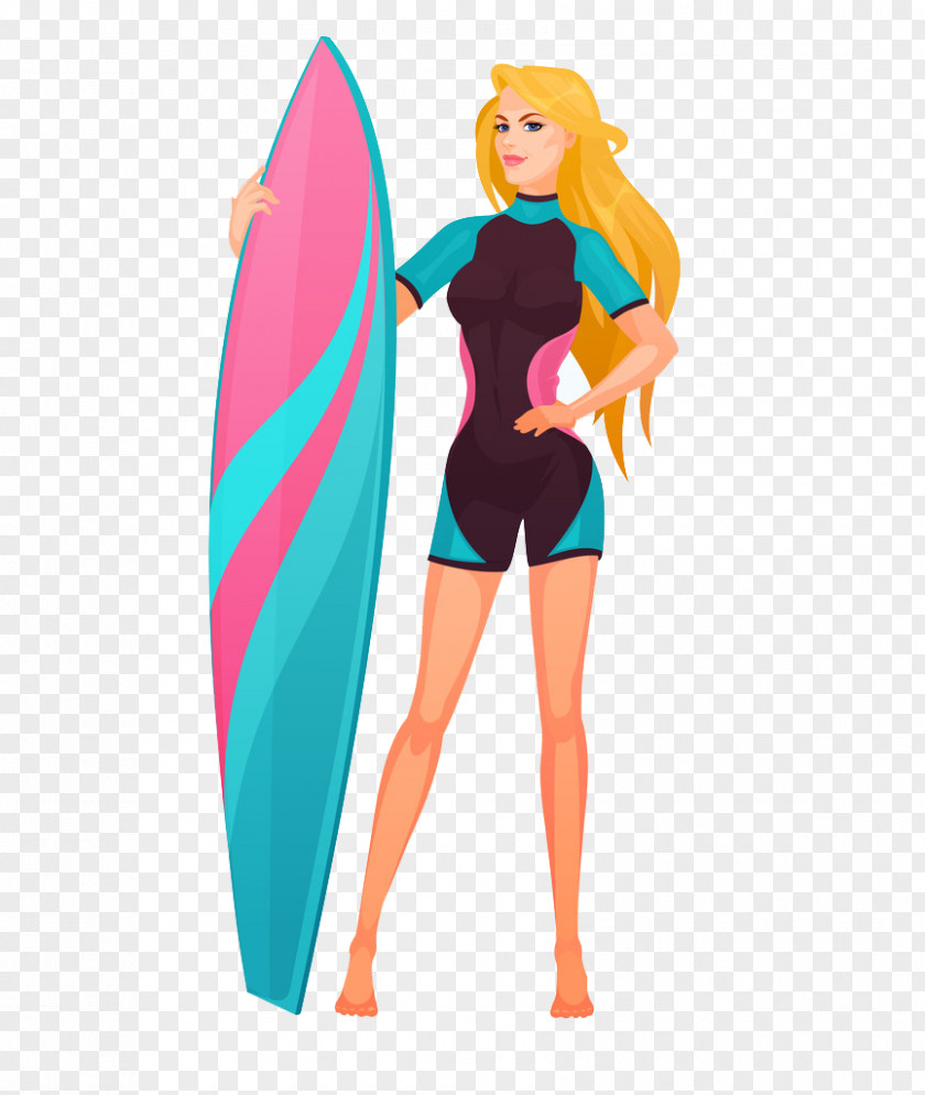 Cartoon Surfing Royalty-free Photography Illustration PNG