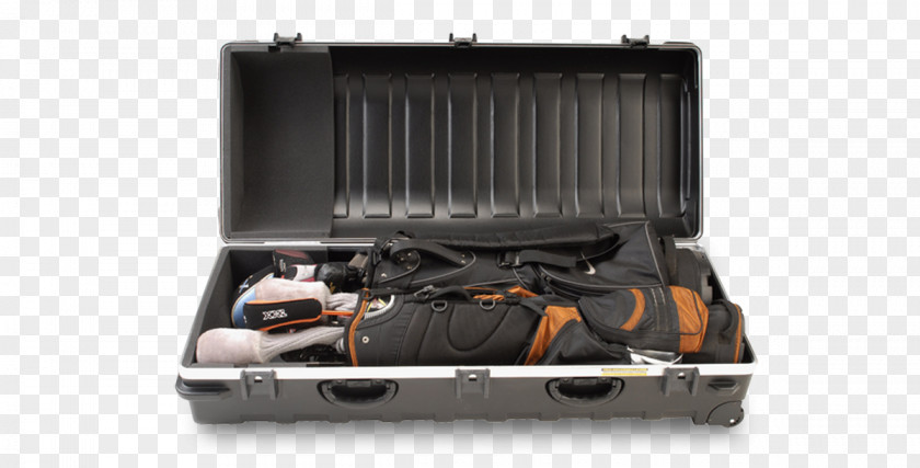 Fishing Rod Golf Clubs Suitcase Travel Bag PNG