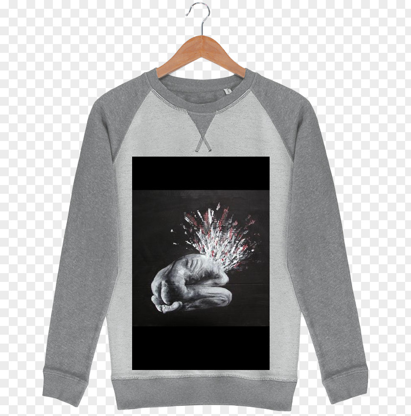Grey Explosion Hoodie T-shirt Bluza Jesse Pinkman PNG