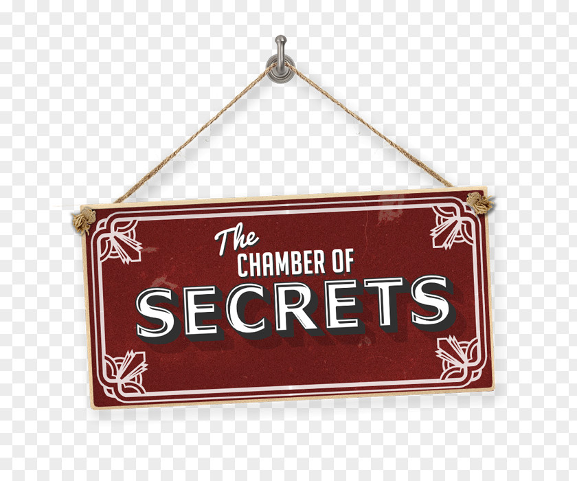 Harry Potter And The Chamber Of Secrets Brand Maroon Signage PNG