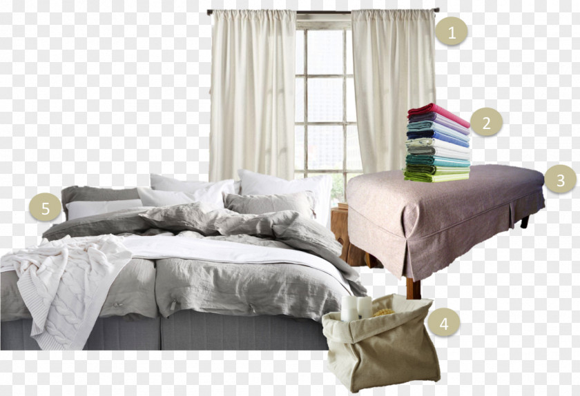 Mattress Bed Sheets Frame Sofa Bedroom PNG