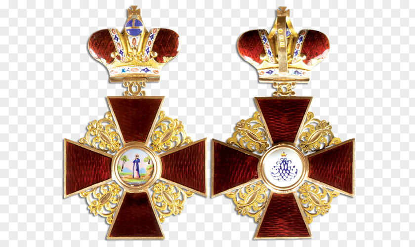 Medal Order Of Saint Anna Ордена Российской империи St. George Russian Empire PNG