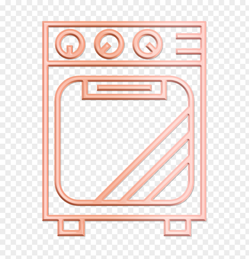 Rectangle Roast Icon Appliance Bake Cook PNG