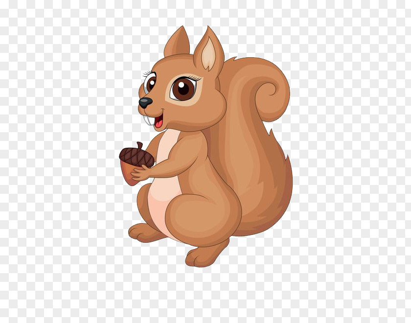 Squirrel Cartoon Royalty-free Clip Art PNG