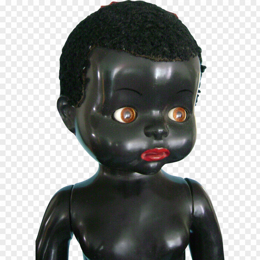 Children’s Toys 1940s Black Doll Collectable Toy PNG