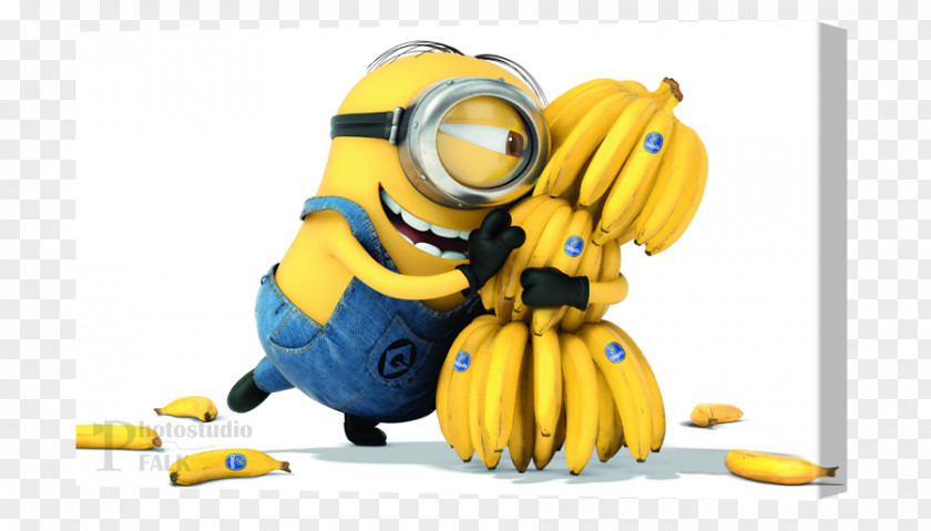 Minions Banana Fruit Eating Food Health PNG