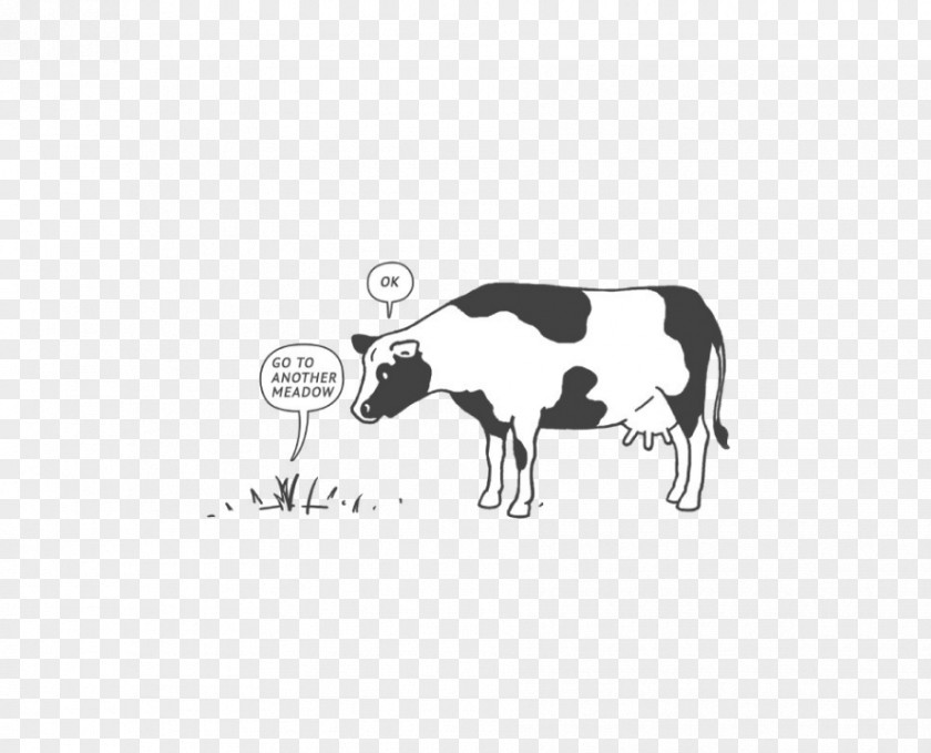 Creative Cow Dairy Cattle Milk Advertising PNG