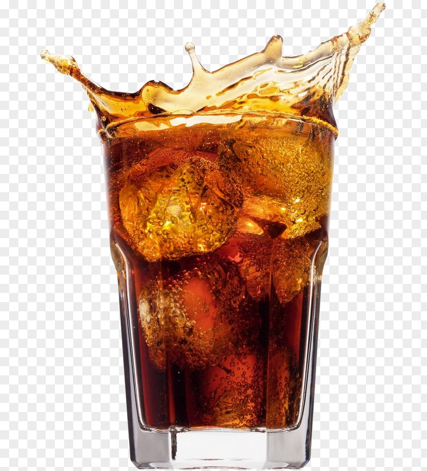 Creative Coca-cola Carbonated Drinks Fizzy Coca-Cola Cocktail Drink PNG