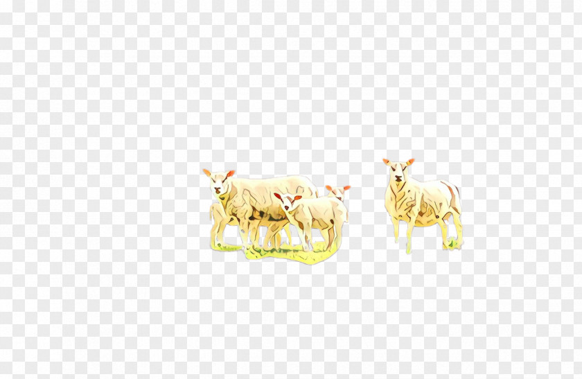 Fawn Earrings Cattle Yellow Animal Meter PNG