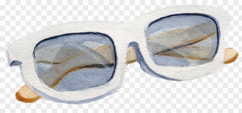 Hand-painted Glasses Goggles Sunglasses PNG