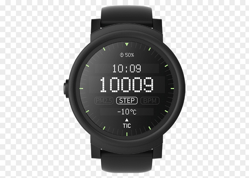 Bracelet Mobvoi Ticwatch E (Express) Ice Smartwatch Sport GPS Navigation Systems PNG