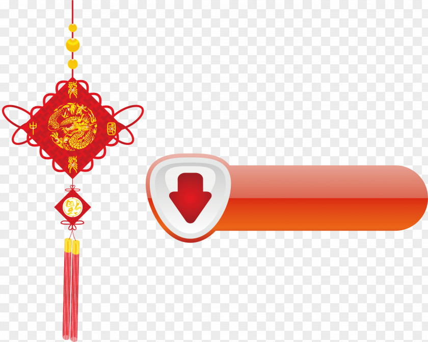 Cartoon New Year Button China Chinesischer Knoten Chinese PNG