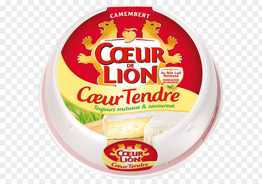 Milk Cœur De Lion Camembert Cheese Brie PNG