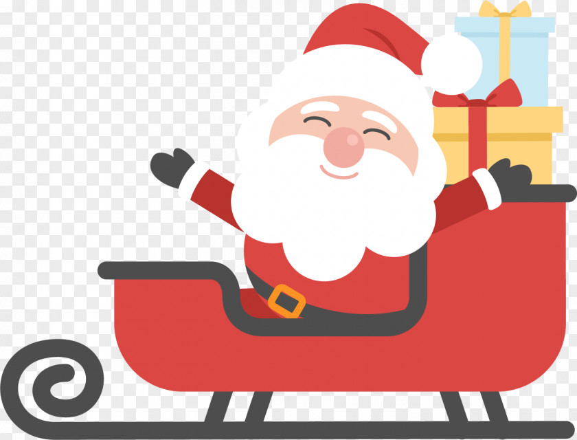 Nasa Santa Claus Reindeer Sled Christmas Day Clip Art PNG