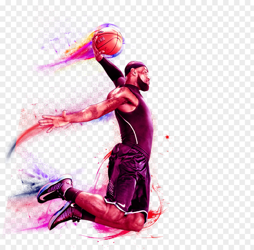 Basketball Trapeze Slam Dunk Download PNG