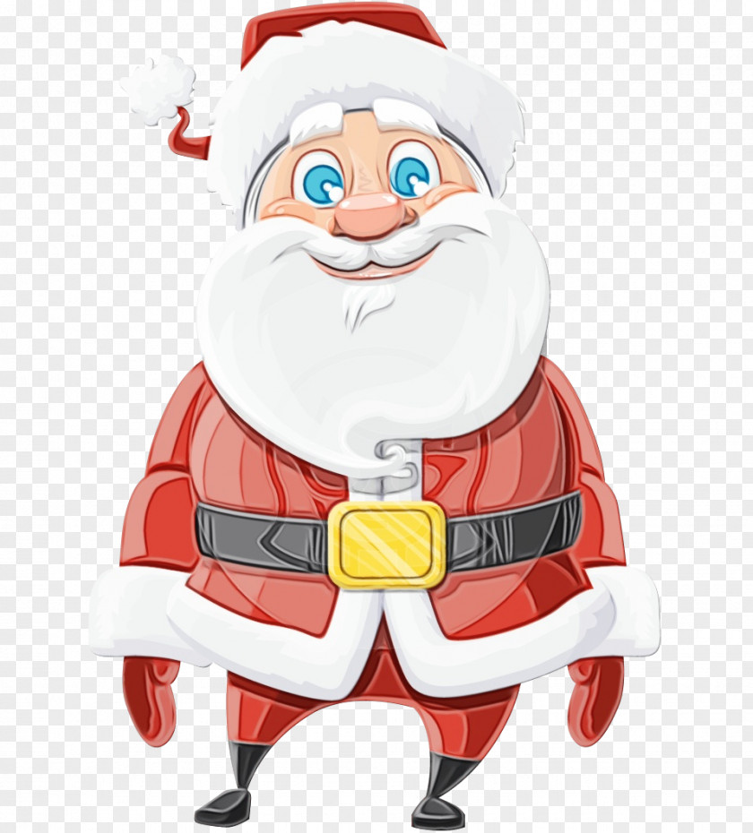Cartoon Santa Claus M PNG