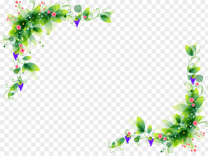 Leaves Border Ornament Decorative Arts Clip Art PNG