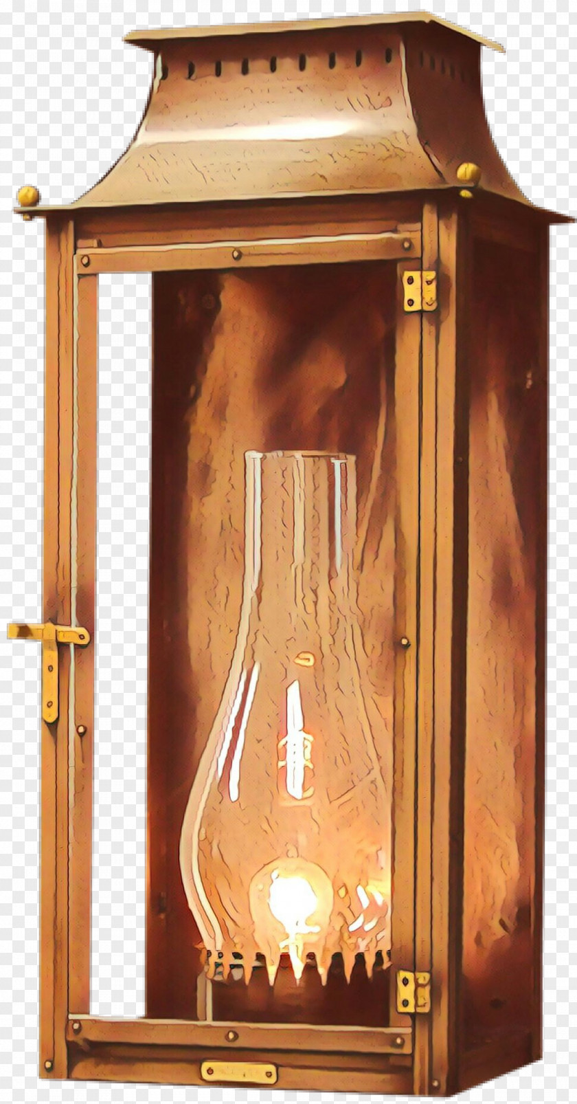 Light Fixture Lantern Copper Design PNG