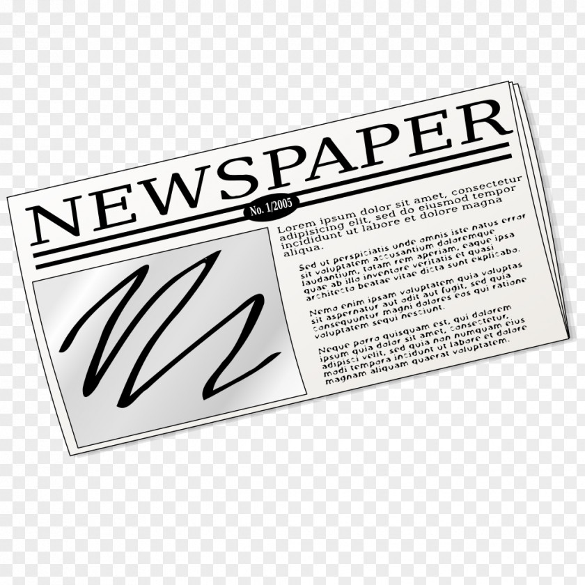 Newspaper Free Headline Clip Art PNG