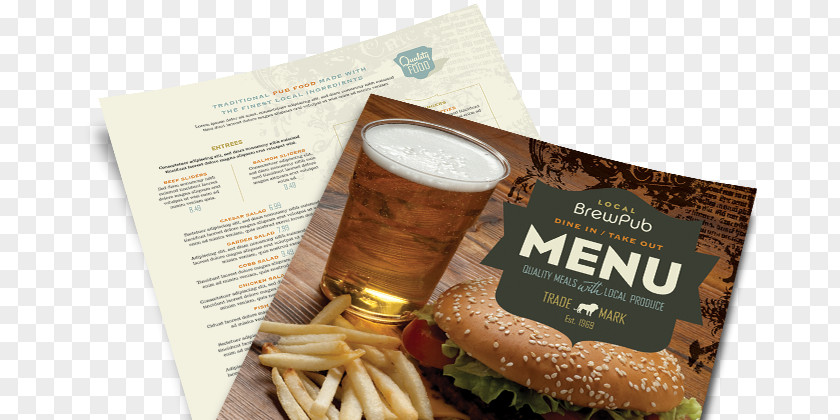 Pizza Cafe Menu Restaurant Template PNG