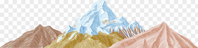 Cute Creative Iceberg Base Mountain Euclidean Vector Shape PNG