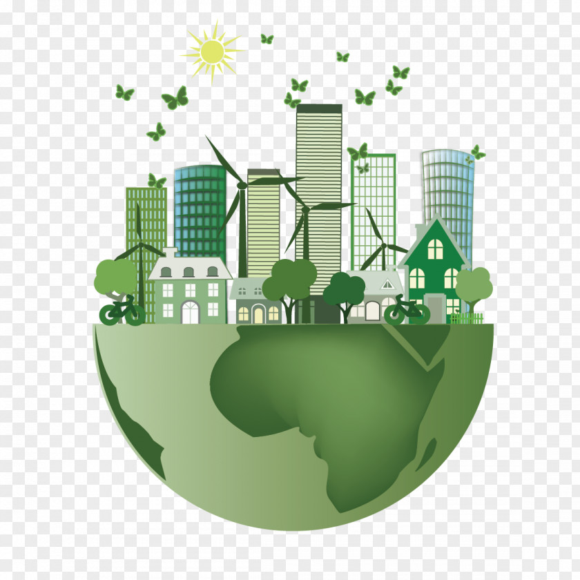 Earth On The Park Smart City Energy Information PNG