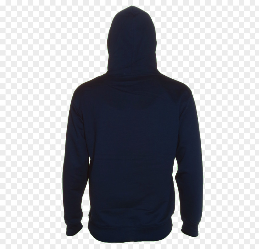 Folded Pants Hoodie Polar Fleece Cobalt Blue Neck PNG