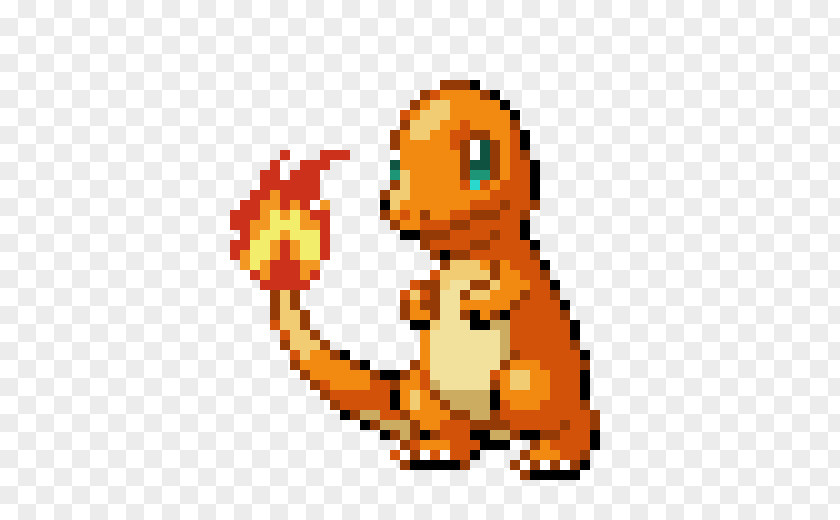 Pyssla Pokemon Charmander Pixel Art Pokémon Image Digital PNG
