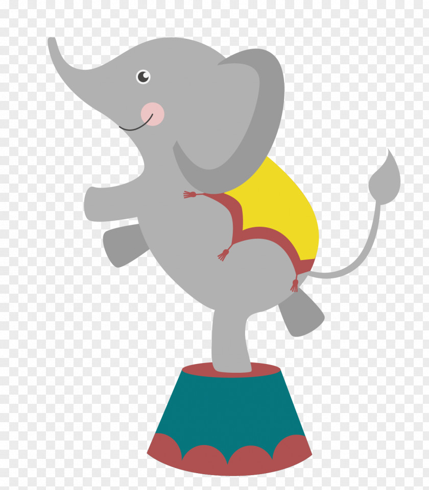 Vector Circus Elephant Euclidean PNG