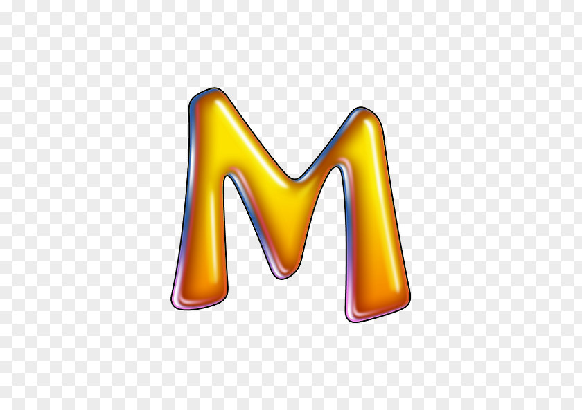 Water Drop Letter M Font PNG