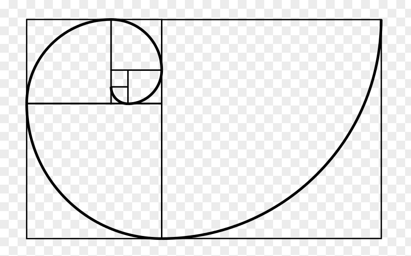 Mathematics Golden Spiral Fibonacci Number Ratio Liber Abaci PNG