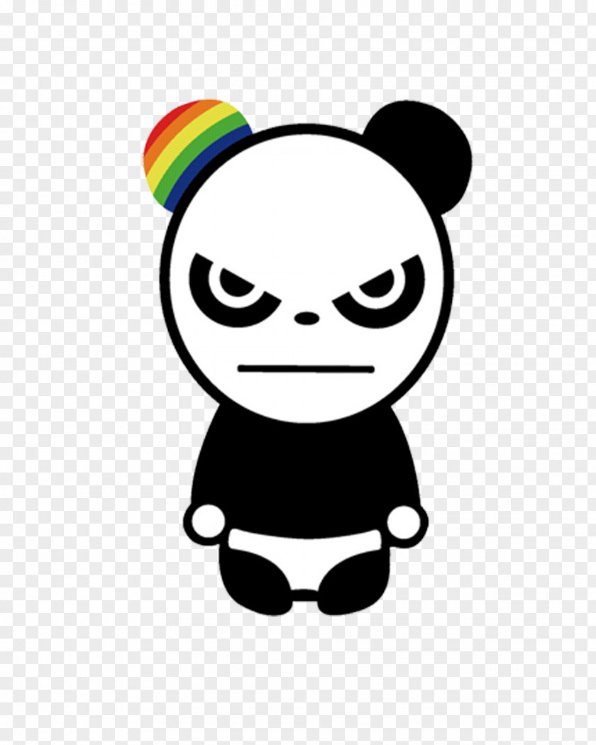 Angry Panda Giant Hoodie T-shirt Bear Clothing PNG
