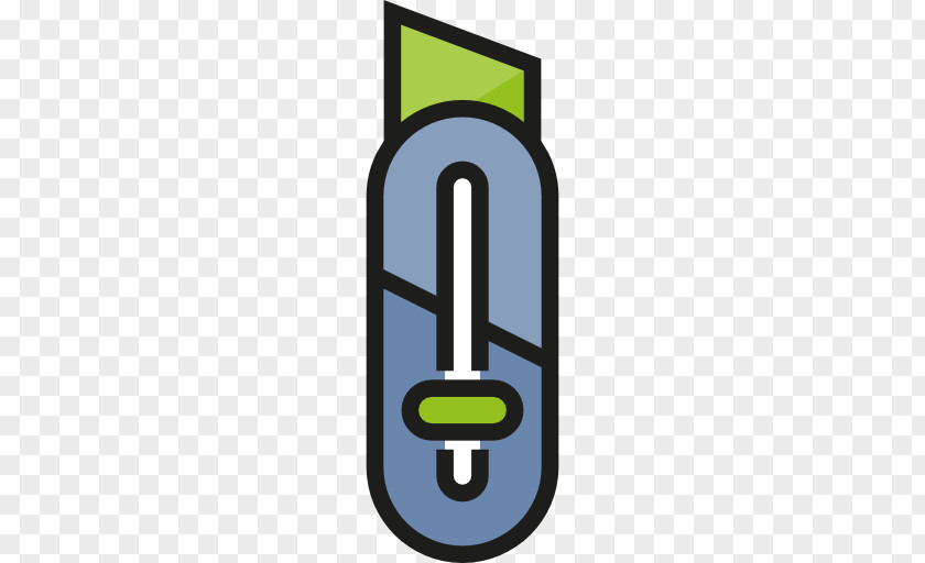 Blue Knife Icon PNG