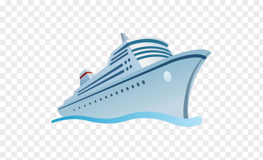 Hand-painted Blue Ship Disney Cruise Line Clip Art PNG