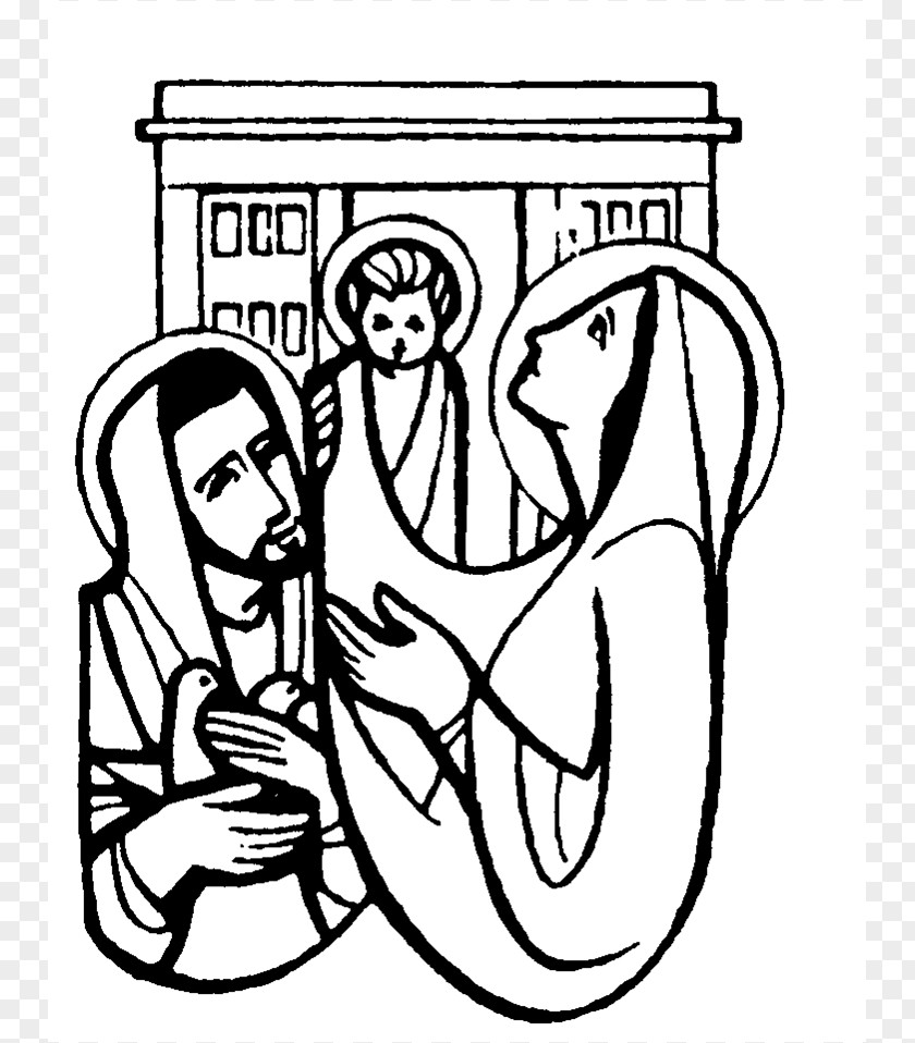 Lord Cliparts Temple In Jerusalem Candlemas Day Finding The Clip Art PNG