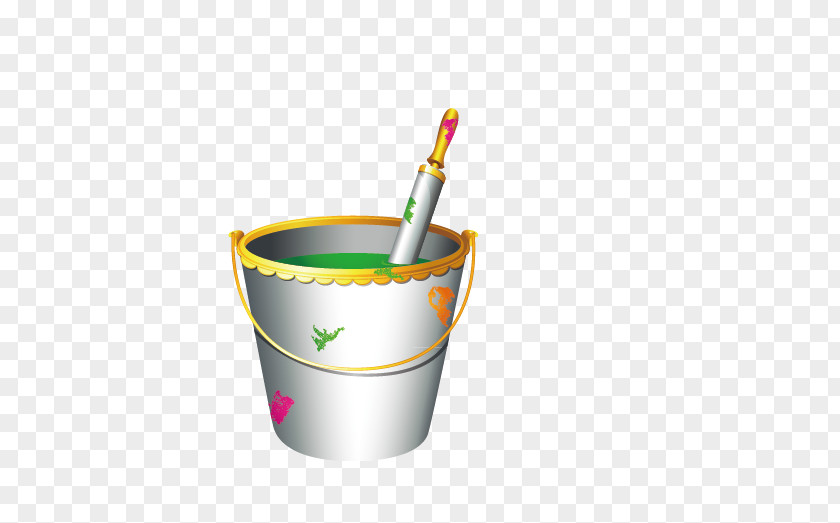 Paint Bucket Krishna Janmashtami Bhang Holi Illustration PNG